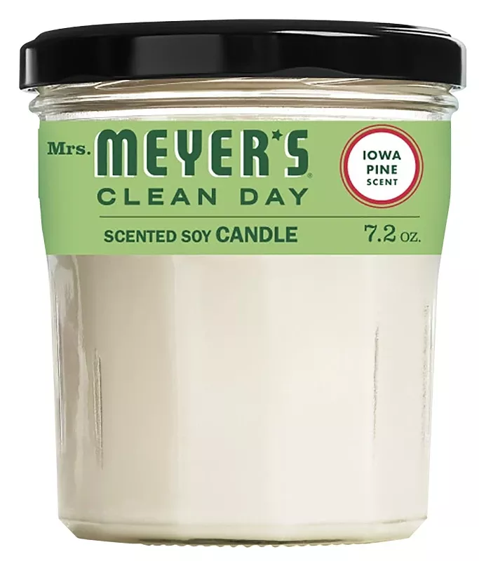 1004075 7.2 Oz Clean Day White Iowa Pine Scent Soy Candle - Pack Of 6 Pk-6-ea