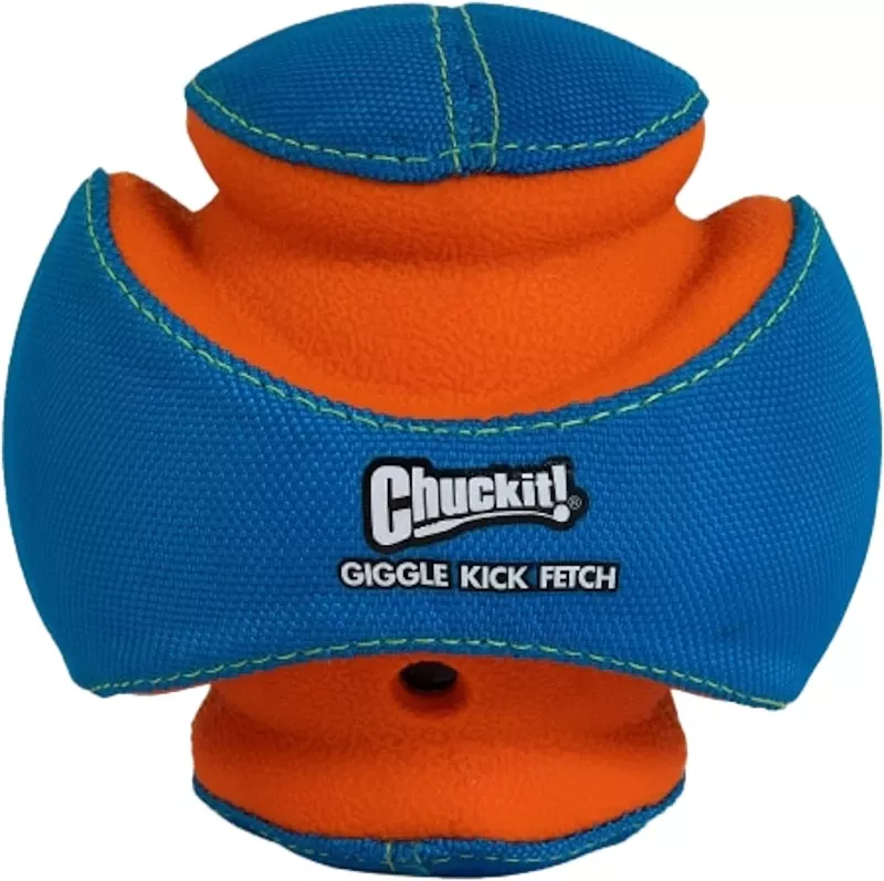 ! Giggle Kick Fetch Dog Toy, One Size, Durable Foam And Polyester With Rubber Zones Ea